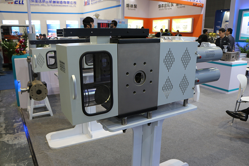 熱敏膠用液壓換網器